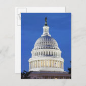 Kuppel der US-Hauptstadt Postkarte (Vorne/Hinten)