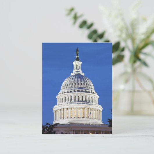 Kuppel der US-Hauptstadt Postkarte (Stehend Vorderseite)
