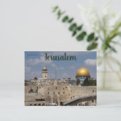Kuppel des Felsen Jerusalem Postkarte (Stehend Vorderseite)