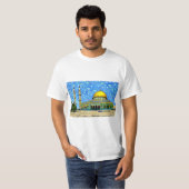 Kuppel des Felsens, Al-Aqsa auf einem T - Shirt (Vorne ganz)