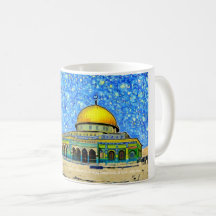 Kuppel des Felsens, Al-Aqsa auf einer Tasse