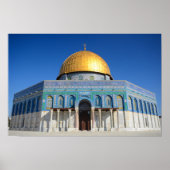 Kuppel des Felsens, Al-Aqsa-Moschee Poster (Vorne)