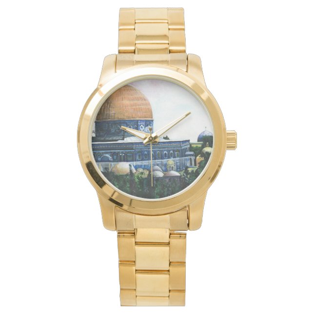 Kuppel des Felsens, Jerusalem Armbanduhr (Vorderseite)