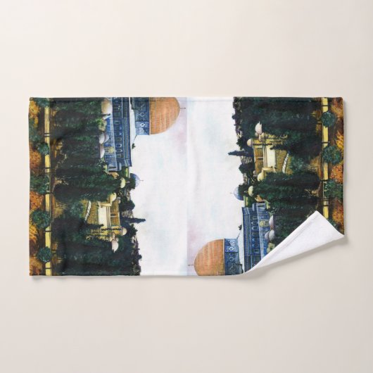 Kuppel des Felsens, Jerusalem Badhandtuch Set (Handtuch)