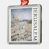 Kuppel des Felsens | Western Wall Plaza, Jerusalem Ornament Aus Metall (Links)