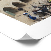 Kuppel des Felsens | Western Wall Plaza, Jerusalem Poster (Ecke)