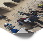 Kuppel des Felsens | Western Wall Plaza, Jerusalem Poster (Ecke)