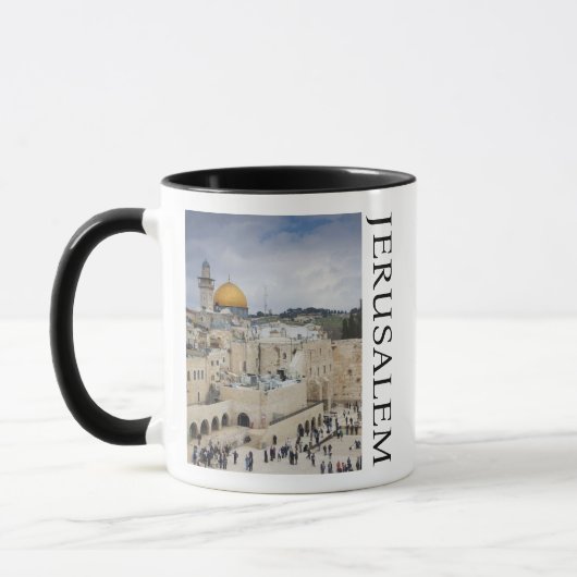 Kuppel des Felsens | Western Wall Plaza, Jerusalem Tasse (Links)