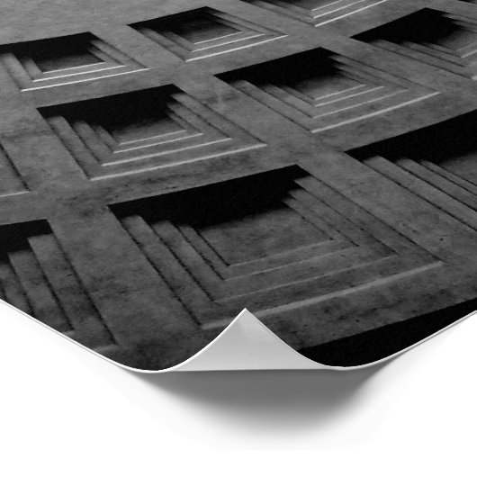 Kuppel des Pantheons Poster (Ecke)