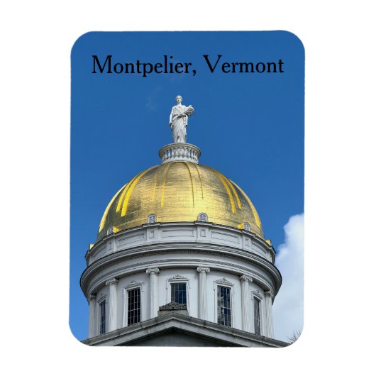 Kuppel des Vermont State House Magnet (Vertikal)