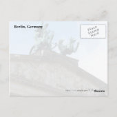 Kuppel in der Skyline Postkarte (Rückseite)