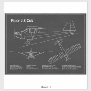 Kuppelflugzeug - Flugzeugkonzepte PD Aufkleber