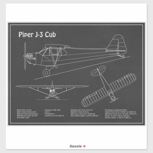 Kuppelflugzeug - Flugzeugkonzepte PD Aufkleber (Blatt)