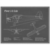 Kuppelflugzeug - Flugzeugkonzepte PD Aufkleber (Vorderseite)