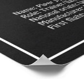 Kuppelflugzeug - Flugzeugkonzepte PD Poster (Ecke)