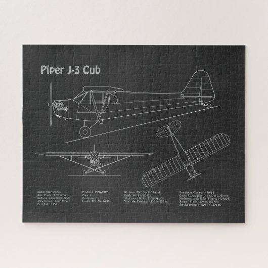 Kuppelflugzeug - Flugzeugkonzepte PD Puzzle (Horizontal)