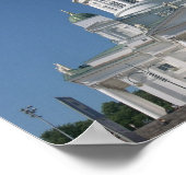 Kuppelkirche in Helsinki Poster (Ecke)