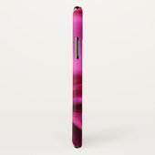KUPPELLEICHT HERZSILK PINK FUCHSIA CLOTH MONOGRAMM Case-Mate iPhone HÜLLE (Hinten/Rechts)