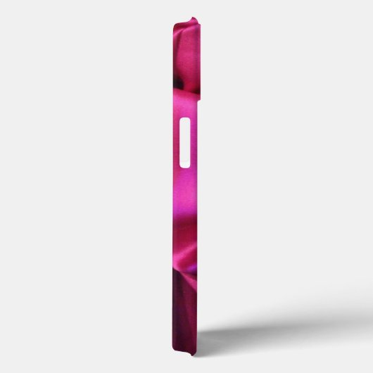 KUPPELLEICHT HERZSILK PINK FUCHSIA CLOTH MONOGRAMM Case-Mate iPhone HÜLLE (Rückseite / Rechts)