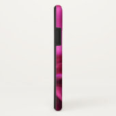 KUPPELLEICHT HERZSILK PINK FUCHSIA CLOTH MONOGRAMM Case-Mate iPhone HÜLLE (Hinten/Rechts)