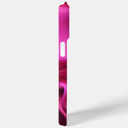 KUPPELLEICHT HERZSILK PINK FUCHSIA CLOTH MONOGRAMM Case-Mate iPhone HÜLLE (Rückseite / Rechts)