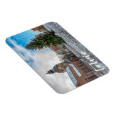 Kuppelplatz mit Weihnachtsbaum in Riga Magnet (Rechte Seite)