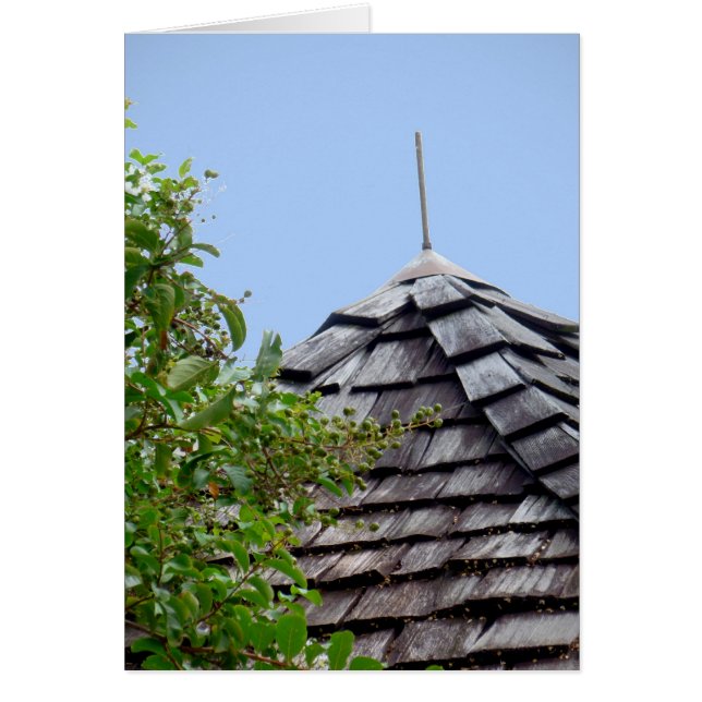 Kuppelschindelkuppel aus Holz (Vorne)