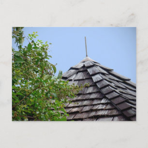 Kuppelschindelkuppel aus Holz Postkarte