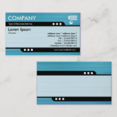 Kuppelzug - Brushed Light Blue Texture Visitenkarte (Vorne/Hinten)