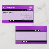 Kuppelzug - Lila gebürstete Textur Visitenkarte (Vorne/Hinten)