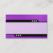 Kuppelzug - Lila gebürstete Textur Visitenkarte (Rückseite)