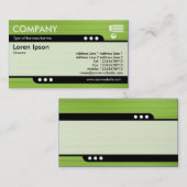 Kuppelzug - Rost grüne Textur Visitenkarte (Vorne/Hinten)