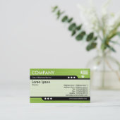 Kuppelzug - Rost grüne Textur Visitenkarte (Stehend Vorderseite)