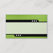 Kuppelzug - Rost grüne Textur Visitenkarte (Rückseite)