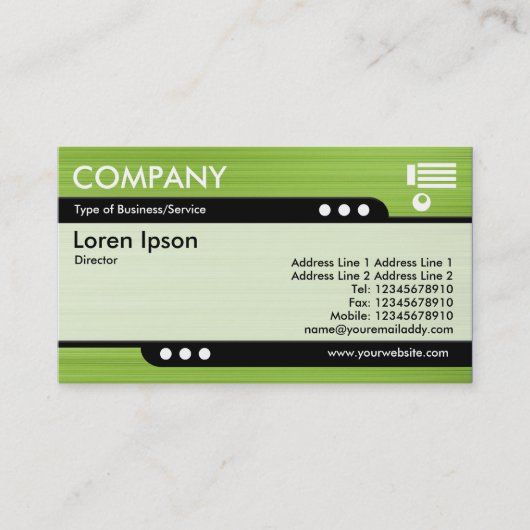 Kuppelzug - Rost grüne Textur Visitenkarte (Vorderseite)