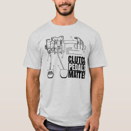 Kupplungs-Pedal-Angelegenheits-Licht T T-Shirt