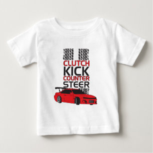 Kupplungs-Tritt-Antrieb Baby T-shirt
