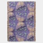 Kupu-Kupu Shadow Dance Decke (Vorderseite Vertikal)