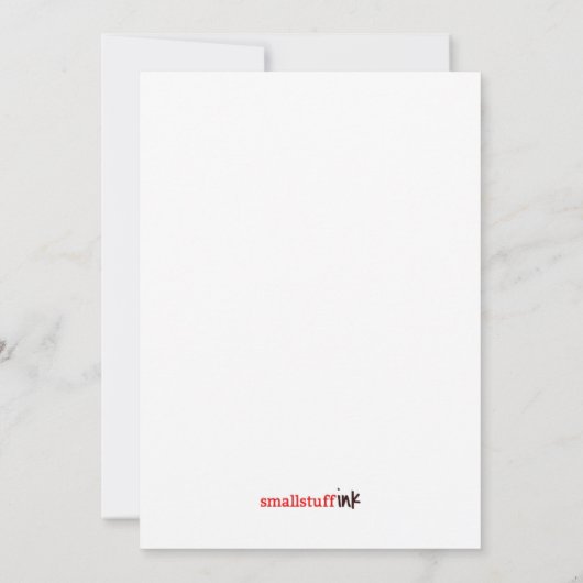 KURAKER MITTEILUNGSKARTE (Rückseite)