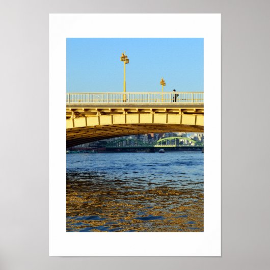 Kuramae-Brücke, Sumida-Fluss: Tokio Poster (Vorne)