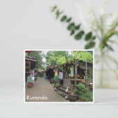 Kuranda Marktstände Postkarte (Stehend Vorderseite)