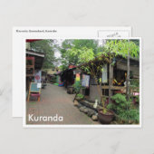 Kuranda Marktstände Postkarte (Vorne/Hinten)