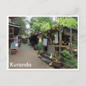 Kuranda Marktstände Postkarte (Vorderseite)