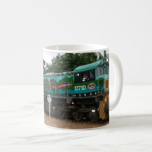 Kuranda Touristen-Eisenbahn Kaffeetasse (VorderseiteRechts)