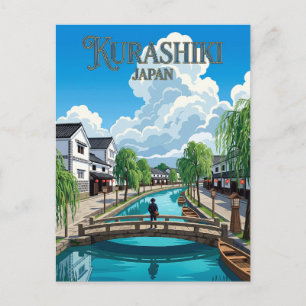 Kurashiki Bikan Historisches Viertel Japan Postkarte