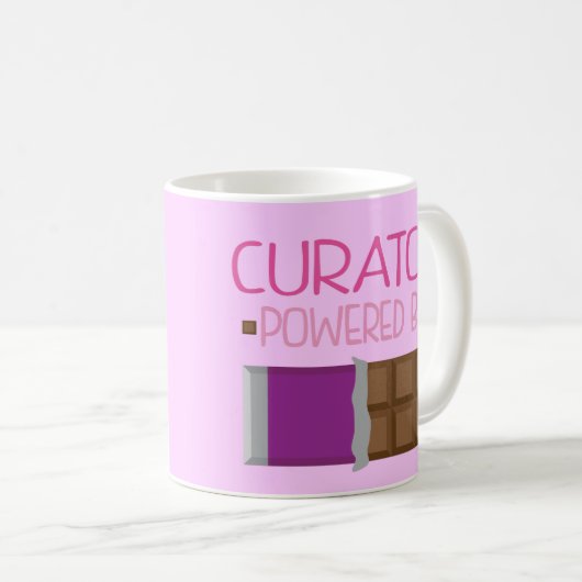 Kurator-Schokoladen-Geschenk für sie Kaffeetasse (VorderseiteRechts)