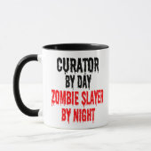 Kurator Zombie Joke Tasse (Links)