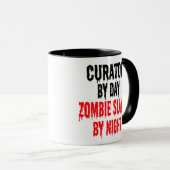 Kurator Zombie Joke Tasse (VorderseiteRechts)