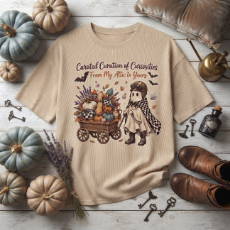 Kuratorische Kuratierung von Kuriositäten Geist & T-Shirt