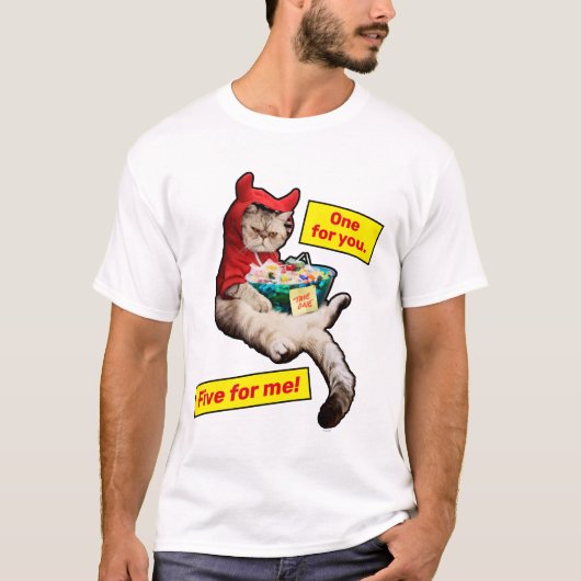 Kurbelbauchkatze T-Shirt (Vorderseite)